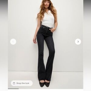 Veronica beard Beverly jeans in washed onyx